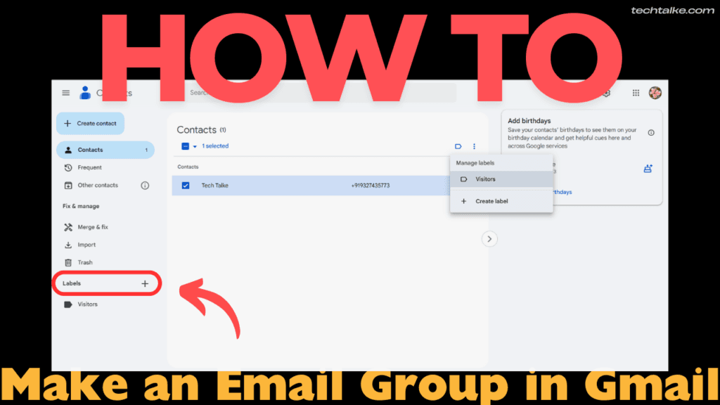 How to Make an Email Group in Gmail