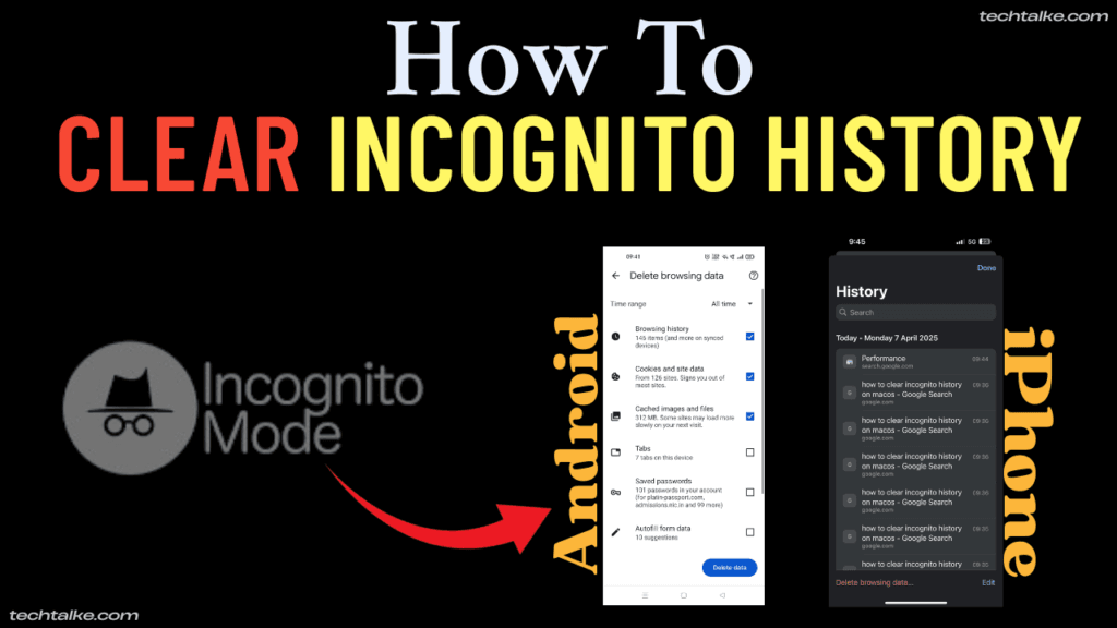 How to Clear Incognito History